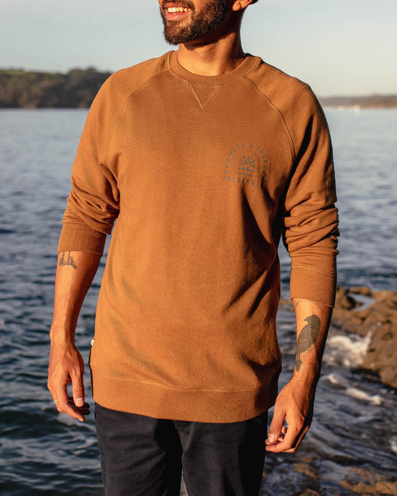 Evenfall Recycled Cotton Sweatshirt - Rubber