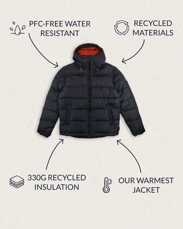 Manitoba Recycled Jacket - Faded Black