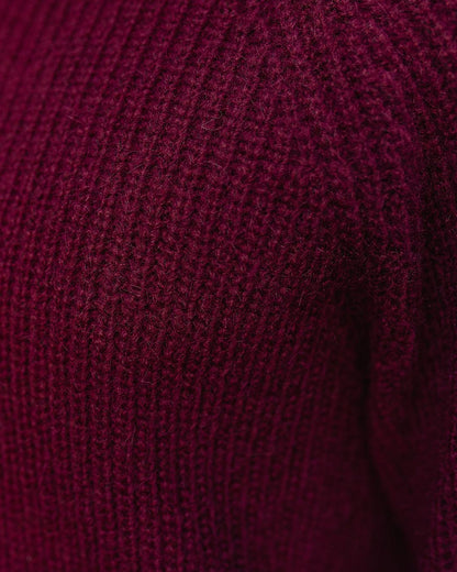 Offshore Knitted Jumper - Wine