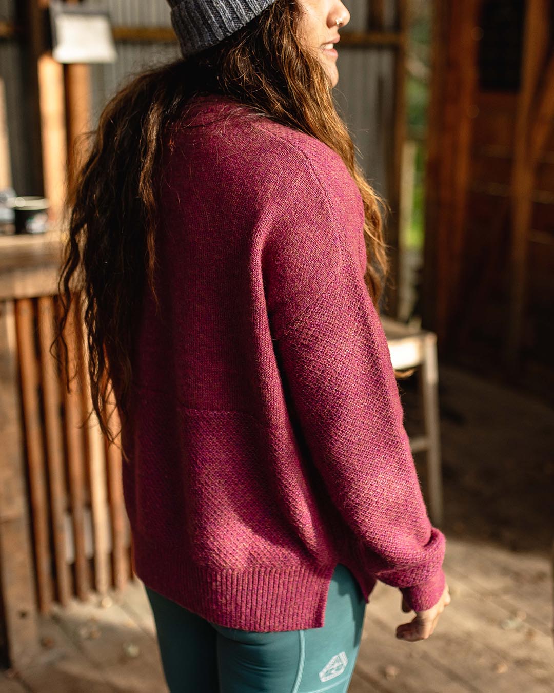 Cove Recycled Knit Jumper - Rhubarb