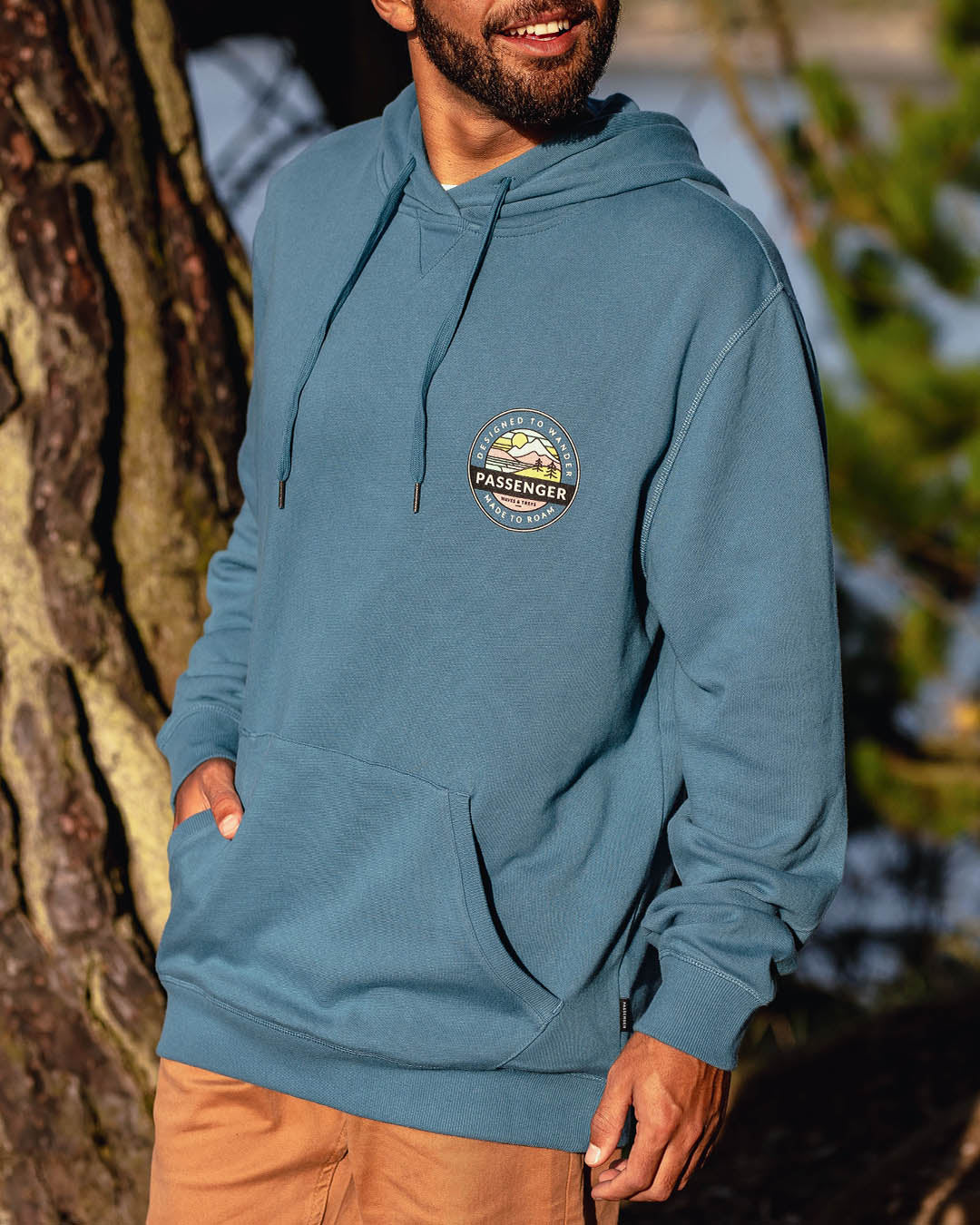Odyssey Recycled Cotton Hoodie - Blue Steel
