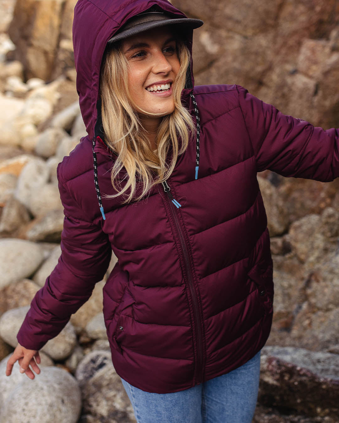 Parks Recycled Insulated Jacket Windsor Wine