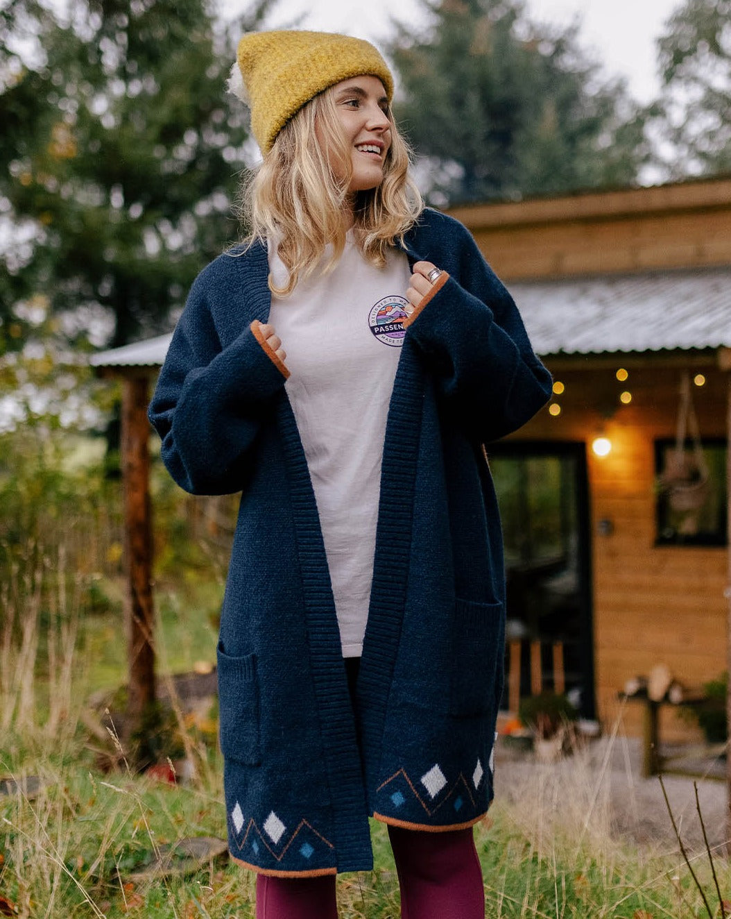 South Coast Recycled Knit Cardigan - Deep Navy