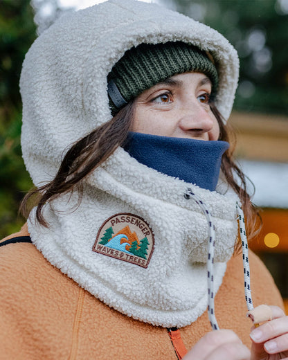 Womens_Snowdrift Recycled Sherpa Fleece Hood - Birch
