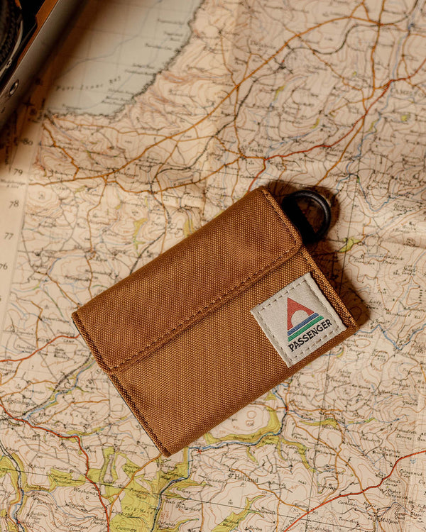 Pocket Recycled Wallet - Golden Brown