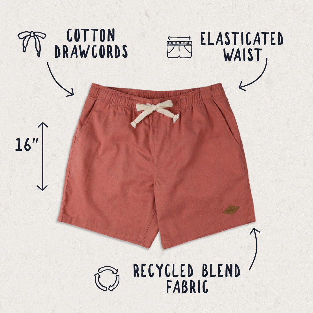 Backcountry Shorts - Cinnabar Red