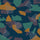 colour-Deep Blue Camo Pattern