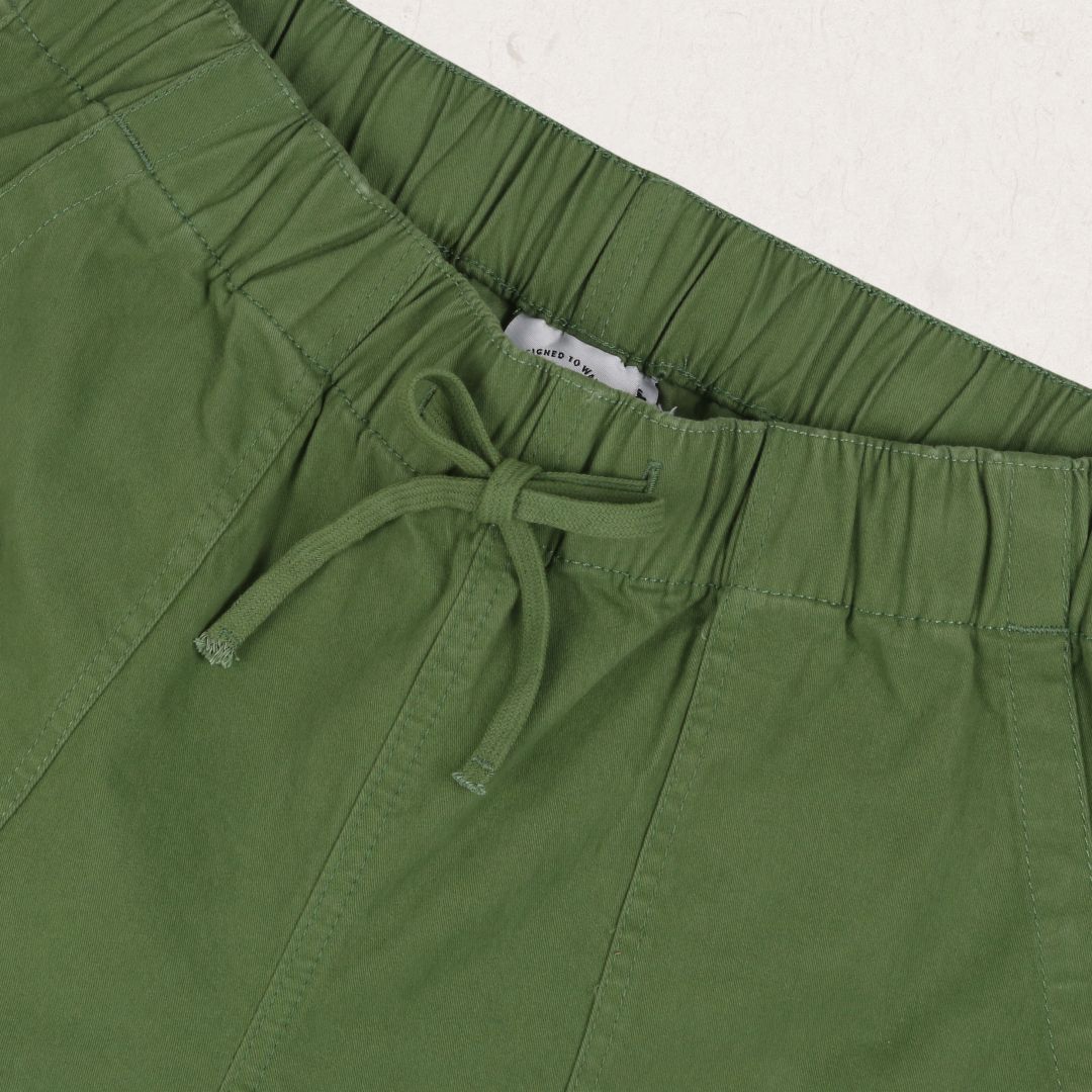 Carriso Organic Cotton Shorts - Vineyard Green