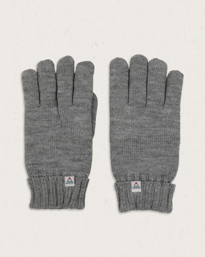 Gale Recycled Acrylic Knitted Gloves - Flecked Grey Marl