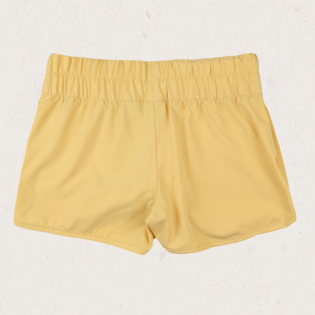 Out There Organic All Purpose Swim Short - Pastel Yellow