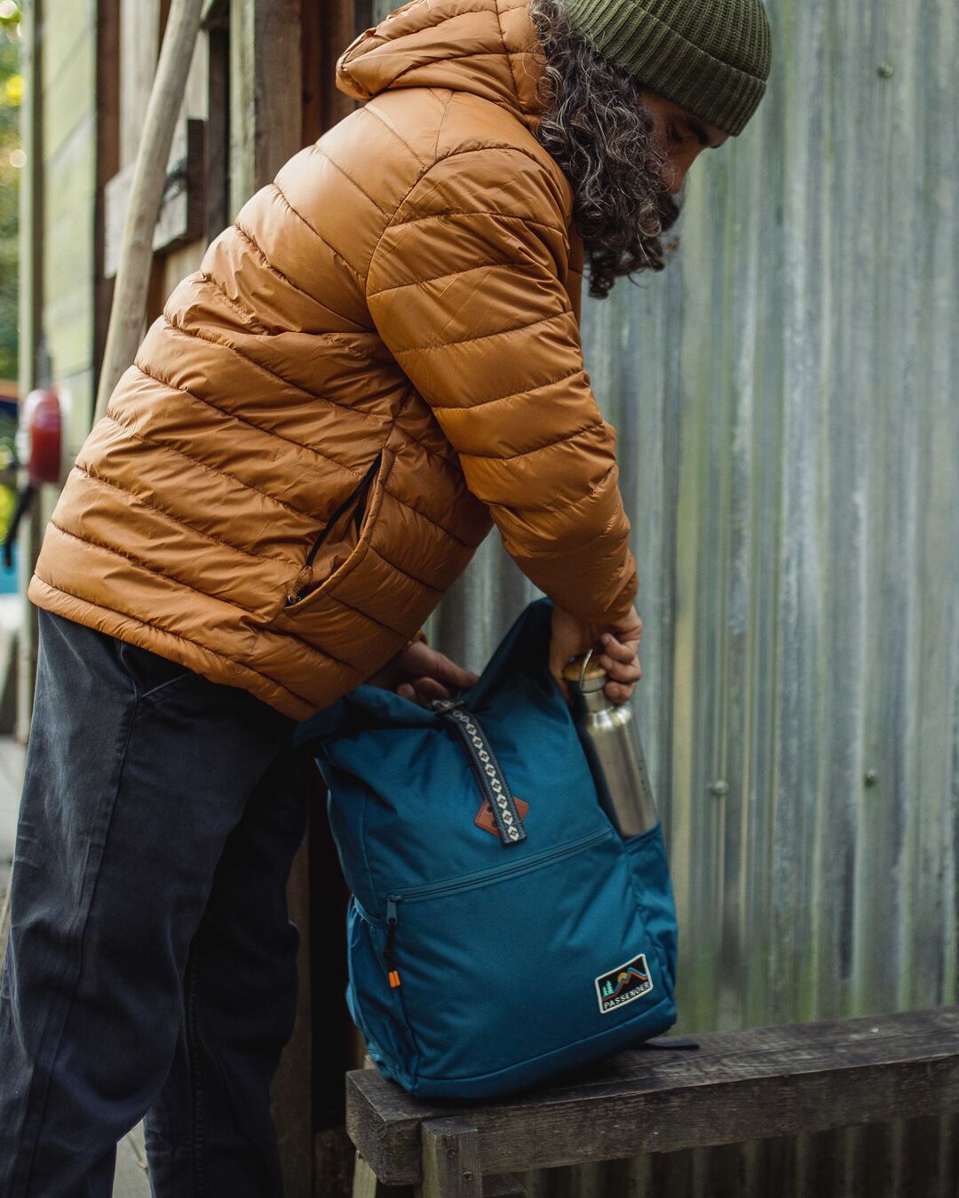 Male_Backwoods Recycled Rolltop 32L - Ash Blue
