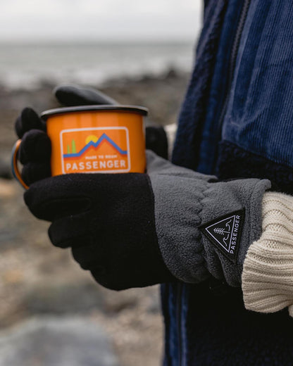 Daytrip Recycled Polar Fleece Touch Screen Gloves - Black