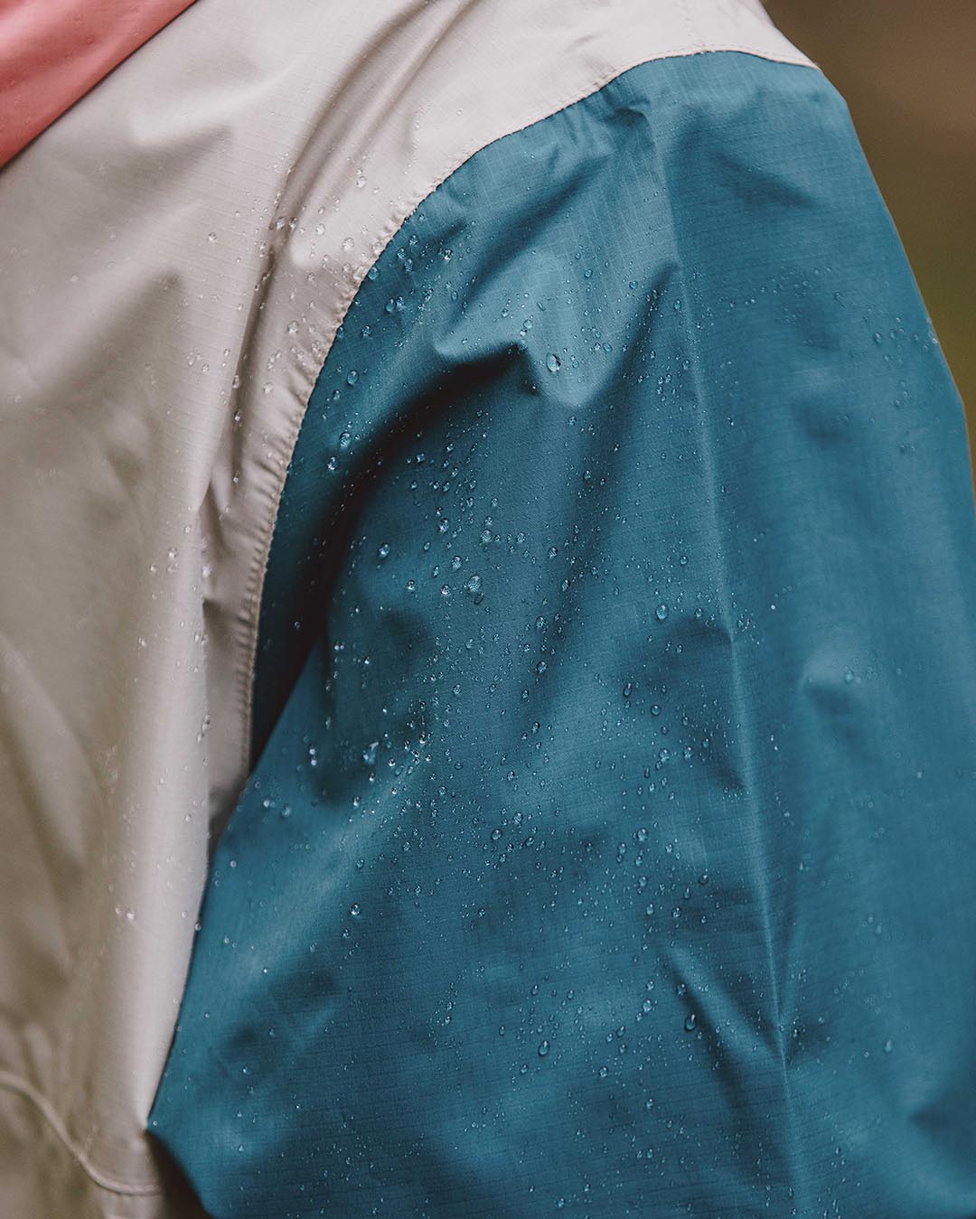 Eden Recycled Oversized Waterproof Jacket - Feather