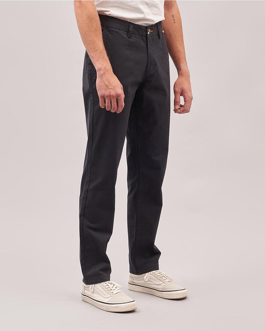 365 Organic Cotton Trouser - Faded Black
