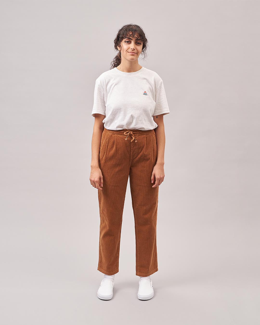 Compass Recycled Corduroy Trouser - Coconut